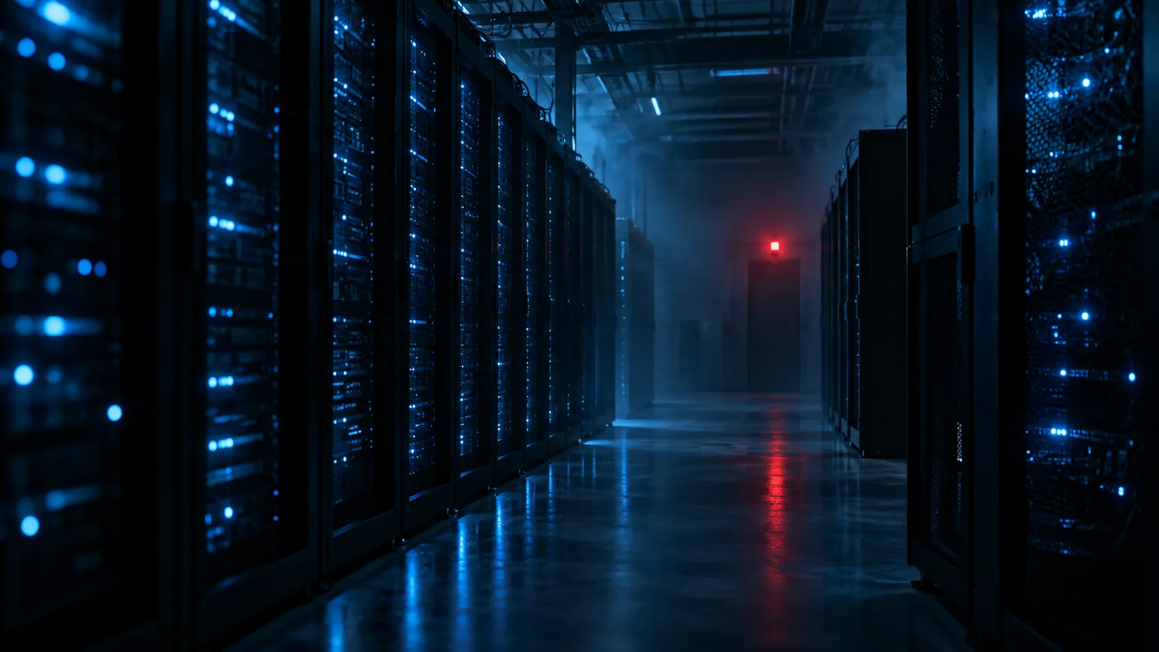 Nell'oscurità della sala server