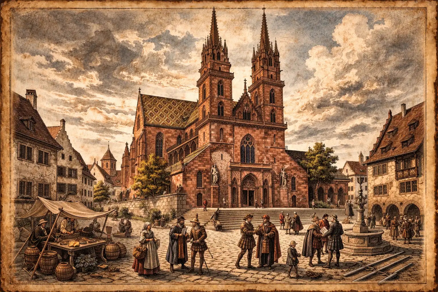 Il Reno e la Croce: il potere del Vescovo di Basilea