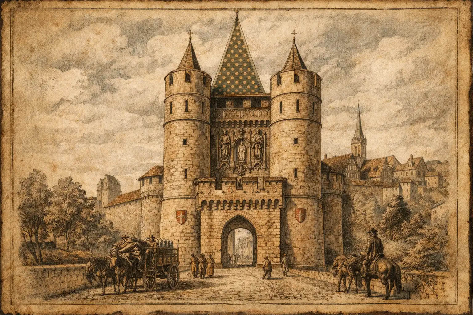 La porta di Spalen: il baluardo di Basilea verso l'Occidente