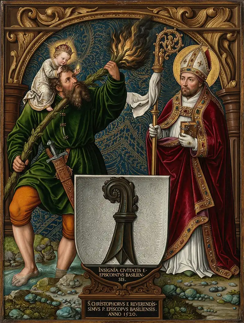 Bischof Christoph von Utenheim - Vescovo di Basilea nel 1520 (ricostruzione AI gemini 2026 )