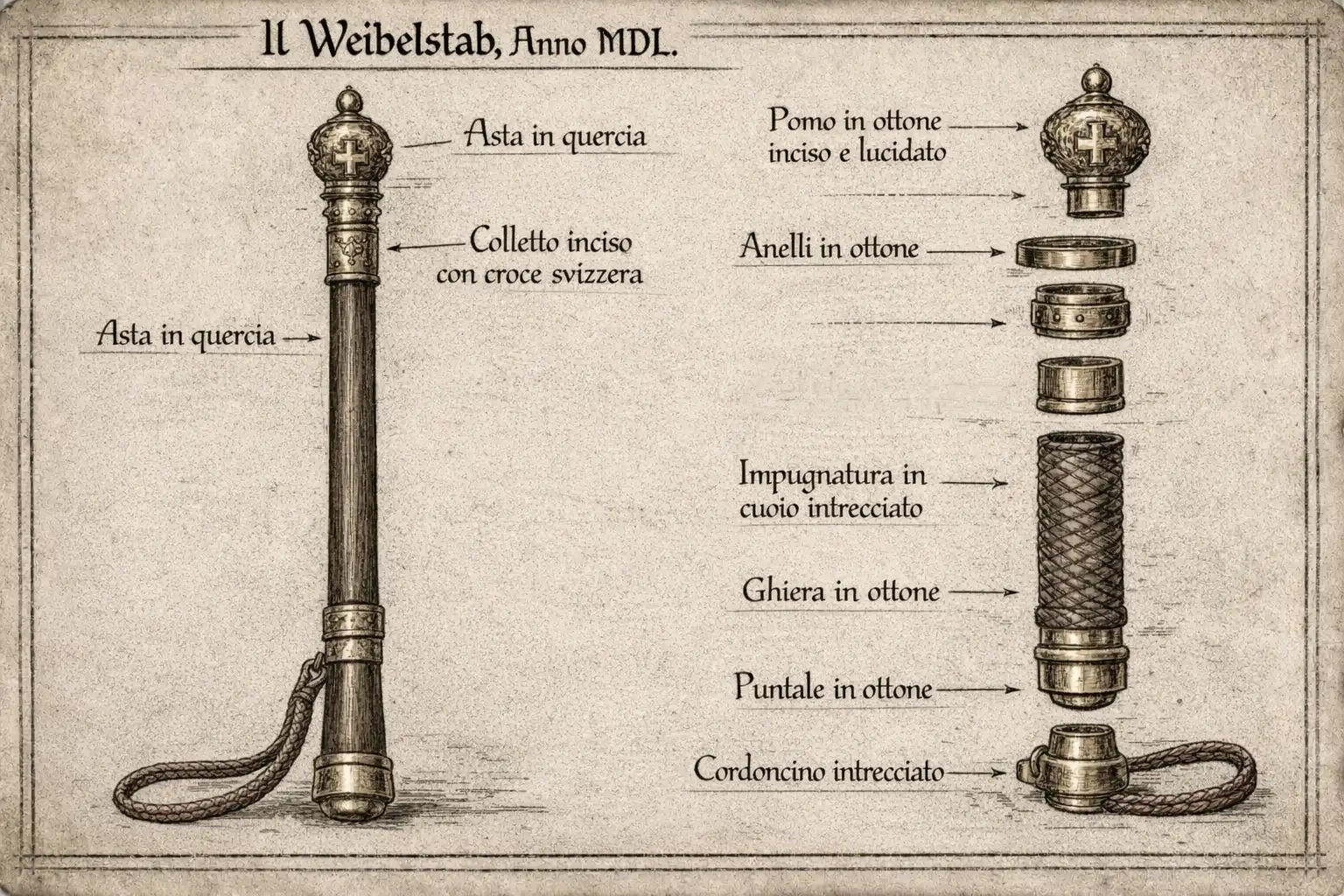 Il Weibelstab e il Wachtmeister: il volto della legge nel 1500
