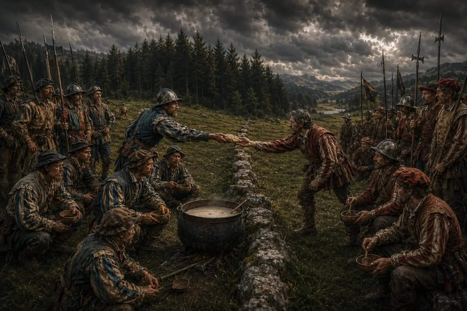 Giugno 1529: Il bianco di Basilea e la zuppa di Kappel